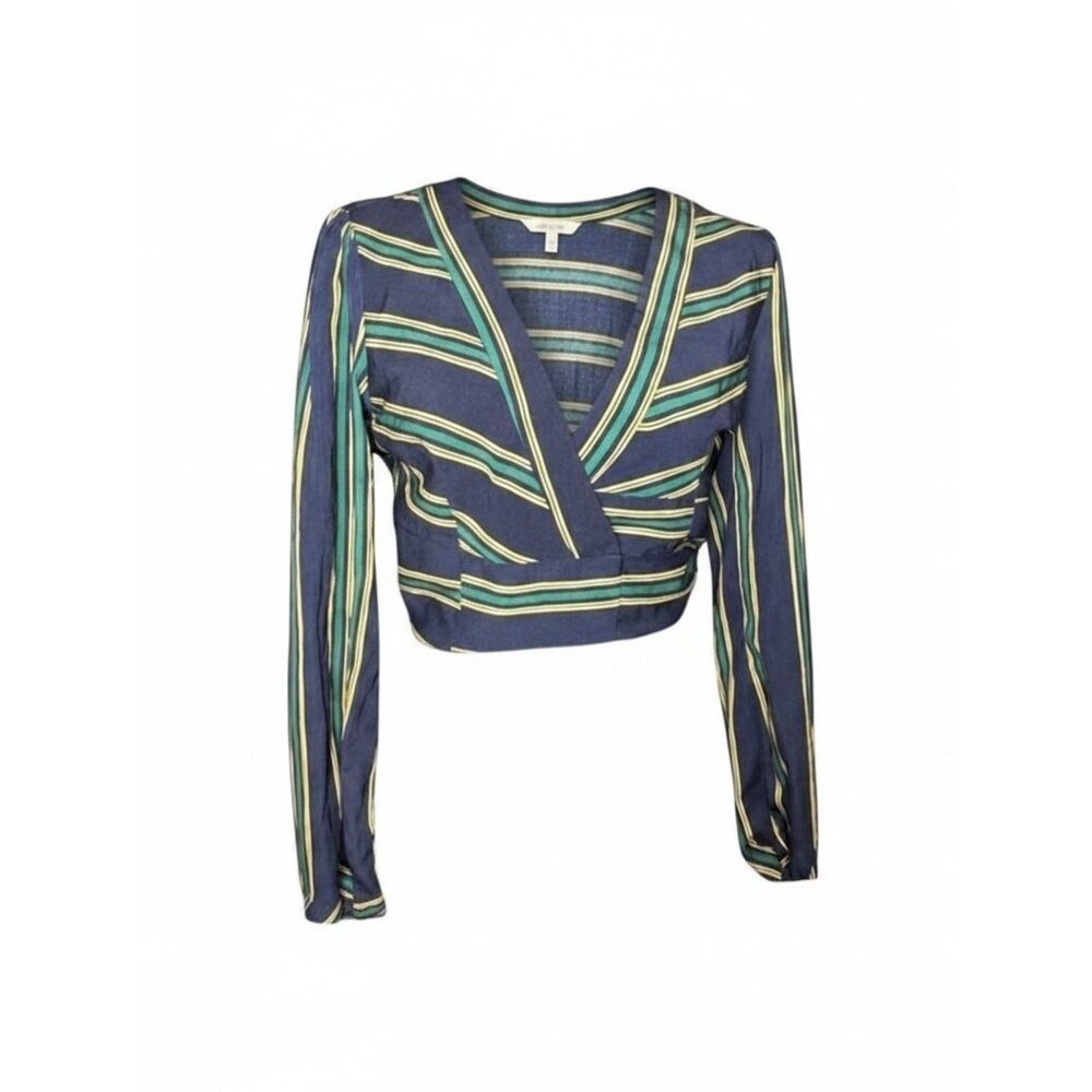 Forever-21 Women's Blue and Green Blouse sz 4